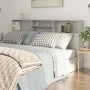 Mueble cabecero gris hormigón 200x19x103,5 cm de vidaXL, Cabeceros y pies de cama - Ref: Foro24-811893, Precio: 68,70 €, Desc...