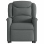 Sillón de masaje eléctrico reclinable elevable tela gris oscuro en Sillones | Comprar online en Foru.es