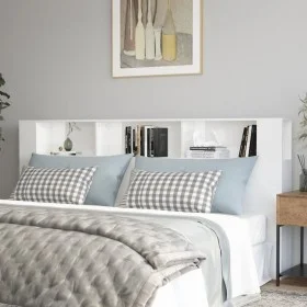 Glossy white headboard furniture 220x18.5x104.5 cm by vidaXL, Headboards and footboards - Ref: Foro24-811967, Price: 87,20 €,...
