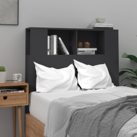 Mueble cabecero negro 100x18,5x104,5 cm de vidaXL, Cabeceros y pies de cama - Ref: Foro24-811908, Precio: 51,11 €, Descuento: %
