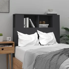 Mueble cabecero negro 100x18,5x104,5 cm de vidaXL, Cabeceros y pies de cama - Ref: Foro24-811908, Precio: 43,96 €, Descuento: %