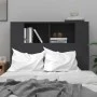 Mueble cabecero negro 100x18,5x104,5 cm de vidaXL, Cabeceros y pies de cama - Ref: Foro24-811908, Precio: 43,96 €, Descuento: %