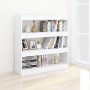 Estantería de libros/divisor de espacios blanco 100x30x103 cm de vidaXL, Librerías y estanterías - Ref: Foro24-811745, Precio...
