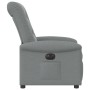 Sillón reclinable eléctrico tela gris claro en Sillones | Comprar online en Foru.es