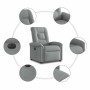 Sillón reclinable eléctrico tela gris claro en Sillones | Comprar online en Foru.es