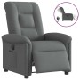 Sillón reclinable eléctrico de tela gris oscuro en Sillones | Comprar online en Foru.es