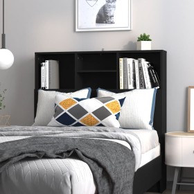 Mueble cabecero negro 100x19x103,5 cm de vidaXL, Cabeceros y pies de cama - Ref: Foro24-811845, Precio: 49,40 €, Descuento: %