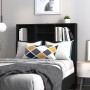 Mueble cabecero negro 100x19x103,5 cm de vidaXL, Cabeceros y pies de cama - Ref: Foro24-811845, Precio: 49,40 €, Descuento: %
