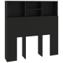 Mueble cabecero negro 100x19x103,5 cm de vidaXL, Cabeceros y pies de cama - Ref: Foro24-811845, Precio: 49,40 €, Descuento: %