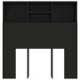 Mueble cabecero negro 100x19x103,5 cm de vidaXL, Cabeceros y pies de cama - Ref: Foro24-811845, Precio: 49,40 €, Descuento: %