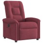 Sillón reclinable eléctrico tela rojo tinto en Sillones | Comprar online en Foru.es