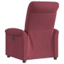 Sillón reclinable eléctrico tela rojo tinto en Sillones | Comprar online en Foru.es