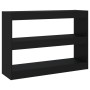 Estantería/divisor de espacios negro 100x30x72 cm de vidaXL, Librerías y estanterías - Ref: Foro24-811737, Precio: 74,57 €, D...