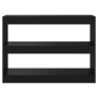 Estantería/divisor de espacios negro 100x30x72 cm de vidaXL, Librerías y estanterías - Ref: Foro24-811737, Precio: 74,57 €, D...