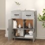 Aparador de madera de ingeniería gris hormigón 69,5x34x90 cm de vidaXL, Aparadores - Ref: Foro24-812199, Precio: 86,22 €, Des...