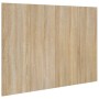 Cabecero de cama madera contrachapada Sonoma 120x1,5x80 cm de vidaXL, Cabeceros y pies de cama - Ref: Foro24-811028, Precio: ...