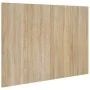 Cabecero de cama madera contrachapada Sonoma 120x1,5x80 cm de vidaXL, Cabeceros y pies de cama - Ref: Foro24-811028, Precio: ...