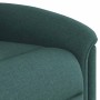 Sillón reclinable eléctrico tela verde oscuro en Sillones | Comprar online en Foru.es