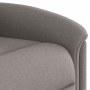 Sillón reclinable eléctrico tela gris taupé en Sillones | Comprar online en Foru.es