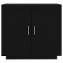 Aparador de madera contrachapada negro 80x40x75 cm de vidaXL, Aparadores - Ref: Foro24-811818, Precio: 89,32 €, Descuento: %