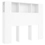 Mueble cabecero blanco 120x18,5x102,5 cm de vidaXL, Cabeceros y pies de cama - Ref: Foro24-811916, Precio: 67,43 €, Descuento: %