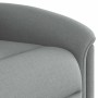 Sillón reclinable de masaje eléctrico tela gris claro en Sillones | Comprar online en Foru.es