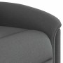 Sillón reclinable de masaje eléctrico tela gris oscuro en Sillones | Comprar online en Foru.es
