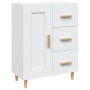 Aparador de madera contrachapada blanco 69,5x34x90 cm de vidaXL, Aparadores - Ref: Foro24-812222, Precio: 87,75 €, Descuento: %