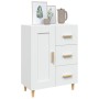 Aparador de madera contrachapada blanco 69,5x34x90 cm de vidaXL, Aparadores - Ref: Foro24-812222, Precio: 87,75 €, Descuento: %