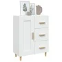 Aparador de madera contrachapada blanco 69,5x34x90 cm de vidaXL, Aparadores - Ref: Foro24-812222, Precio: 86,97 €, Descuento: %