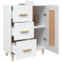 Aparador de madera contrachapada blanco 69,5x34x90 cm de vidaXL, Aparadores - Ref: Foro24-812222, Precio: 86,97 €, Descuento: %