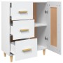 Aparador de madera contrachapada blanco 69,5x34x90 cm de vidaXL, Aparadores - Ref: Foro24-812222, Precio: 87,75 €, Descuento: %