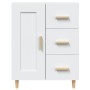 Aparador de madera contrachapada blanco 69,5x34x90 cm de vidaXL, Aparadores - Ref: Foro24-812222, Precio: 87,75 €, Descuento: %