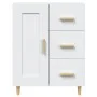 Aparador de madera contrachapada blanco 69,5x34x90 cm de vidaXL, Aparadores - Ref: Foro24-812222, Precio: 86,97 €, Descuento: %