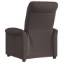 Sillón reclinable de masaje eléctrico tela marrón oscuro en Sillones | Comprar online en Foru.es