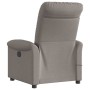 Sillón reclinable de masaje eléctrico tela gris taupe en Sillones | Comprar online en Foru.es
