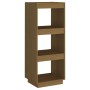 Estantería/divisor de espacios madera pino marrón miel de vidaXL, Librerías y estanterías - Ref: Foro24-810847, Precio: 42,37...