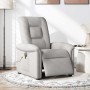 Sillón reclinable de masaje eléctrico tela gris nube en Sillones | Comprar online en Foru.es