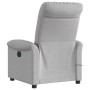 Sillón reclinable de masaje eléctrico tela gris nube en Sillones | Comprar online en Foru.es