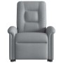 Sillón reclinable elevable de tela gris claro en Sillones | Comprar online en Foru.es