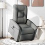 Sillón reclinable elevable de tela gris oscuro en Sillones | Comprar online en Foru.es
