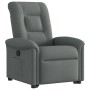 Sillón reclinable elevable de tela gris oscuro en Sillones | Comprar online en Foru.es