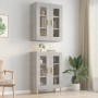 Armario colgante de pared gris hormigón 69,5x34x90 cm de vidaXL, Aparadores - Ref: Foro24-812280, Precio: 69,95 €, Descuento: %