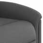 Sillón reclinable elevable de tela gris oscuro en Sillones | Comprar online en Foru.es