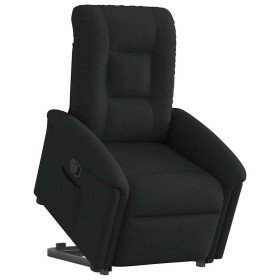 Sillón reclinable elevable tela negro en Sillones | Comprar online en Foru.es