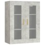 Armario colgante de pared gris hormigón 69,5x34x90 cm de vidaXL, Aparadores - Ref: Foro24-812280, Precio: 69,95 €, Descuento: %