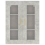 Armario colgante de pared gris hormigón 69,5x34x90 cm de vidaXL, Aparadores - Ref: Foro24-812280, Precio: 69,95 €, Descuento: %