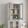 Armario colgante de pared gris hormigón 69,5x34x90 cm de vidaXL, Aparadores - Ref: Foro24-812280, Precio: 69,95 €, Descuento: %