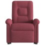 Sillón reclinable elevable tela rojo tinto en Sillones | Comprar online en Foru.es