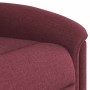 Sillón reclinable elevable tela rojo tinto en Sillones | Comprar online en Foru.es